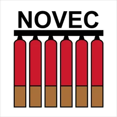 Fixed fire extinguishing battery (novec)