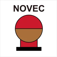 Fixed fire extinguishing novec bottle,placed in protected area