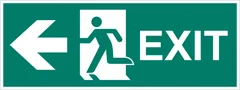 Emergency exit (left hand) (left)