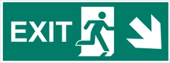 Emergency exit (right hand) (down-right)
