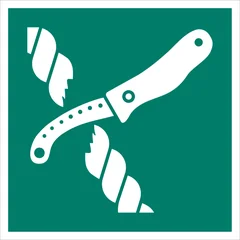 Liferaft knife