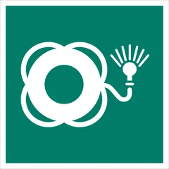 Lifebuoy with light