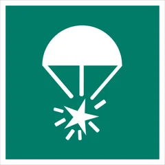 Rocket parachute flare