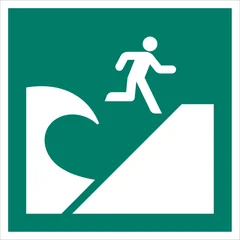 Tsunami evacuation area