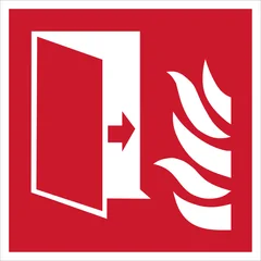 Fire protection door