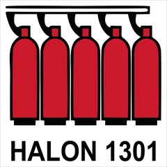 Halon 1301 battery