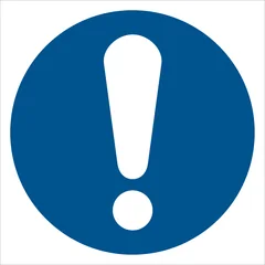 General mandatory action sign