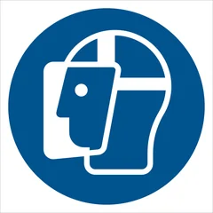 Wear a face shield