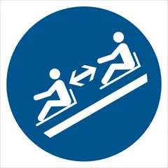 Keep distance between toboggans