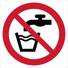 Not drinking water