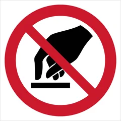 Do not touch