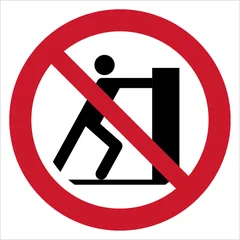 No pushing