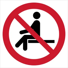No sitting