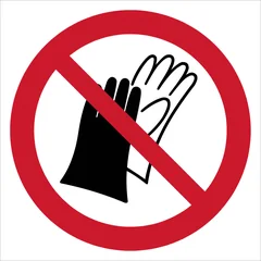 Do not wear gloves