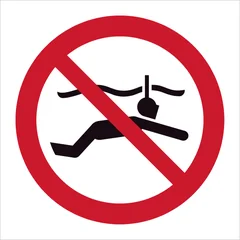 ISO 7010 P050 No snorkelling sign — Prohibition safety pictogram