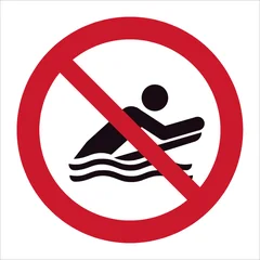 ISO 7010 P063 No body boarding sign — Prohibition safety pictogram