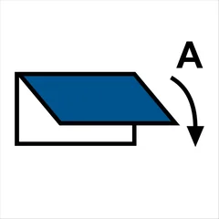 Closing device for ventilation inlet or outlet (accommodation and service spaces)