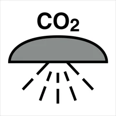 Space or group of spaces protected by a CO2 fire-extinguishing system
