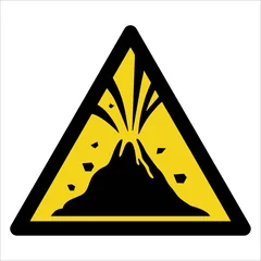 Active volcano zone