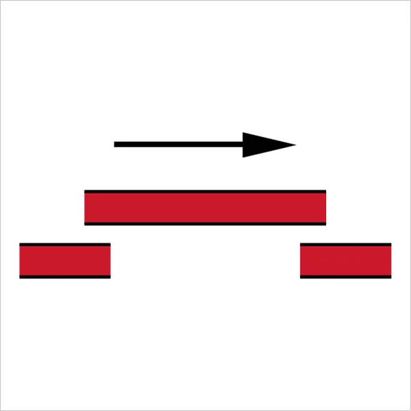 ISO 17631 A.1.10 A-class self-closing sliding fire door sign — Fire Control Plan (ISO 17631) safety pictogram