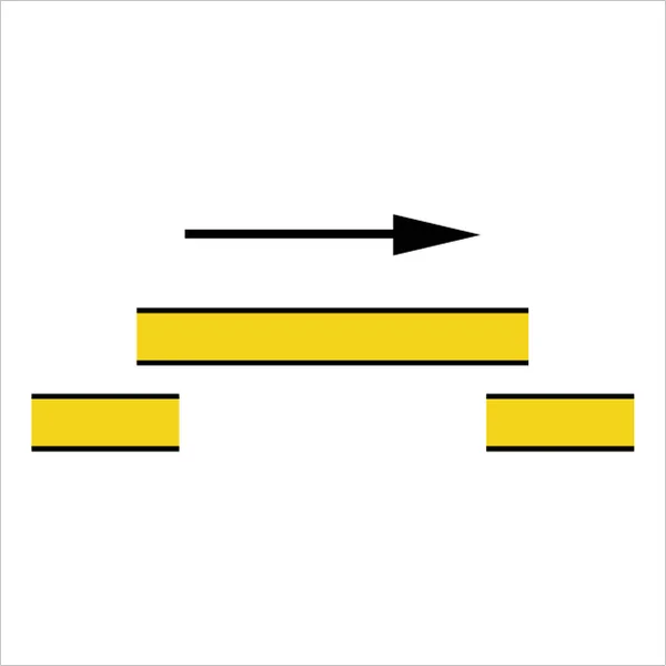 ISO 17631 A.1.11 B-class self-closing sliding fire door sign — Fire Control Plan (ISO 17631) safety pictogram