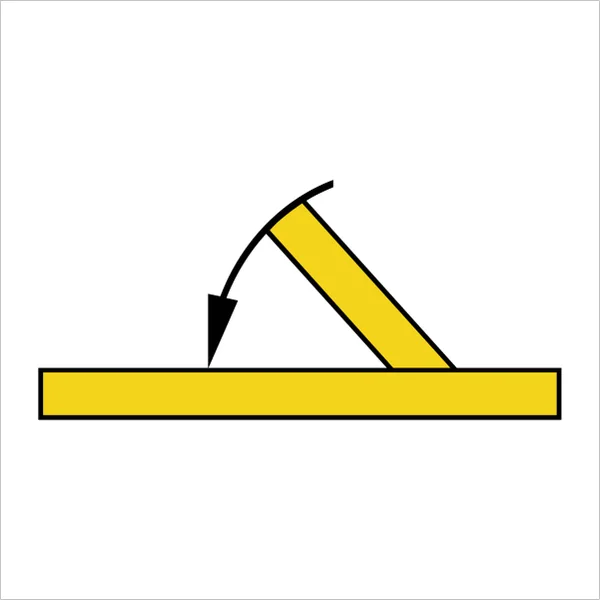 ISO 17631 A.1.7 B-class hinged self-closing fire door sign — Fire Control Plan (ISO 17631) safety pictogram