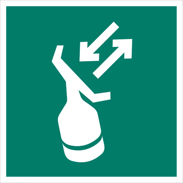 ISO 7010 E047 Search and rescue transponder sign — Emergency / Escape safety pictogram