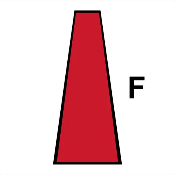 IMO A.654(16) IMPA 33.6015 Foam nozzle sign — Fire Control Plan (ISO 17631) safety pictogram