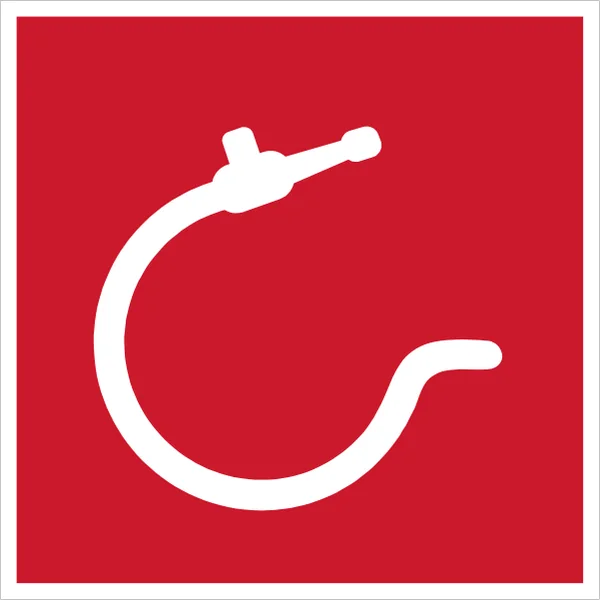IMO A.654(16) IMPA 33.6058 Hose box with spray jet fire nozzle sign — Fire Control Plan (ISO 17631) safety pictogram