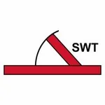 IMO A.654(16) IMPA 33.6756 A-class hinged fire door (semi-watertight door) sign — Fire Control Plan (ISO 17631) safety pictogram