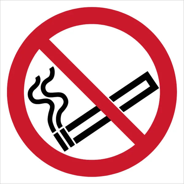 ISO 7010 P002 No smoking sign — Prohibition safety pictogram
