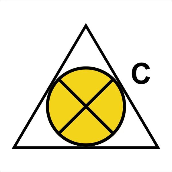 ISO 24409-2 SIS006 Ventilation remote control or shut-off (cargo) sign — Fire Control Plan (ISO 17631) safety pictogram