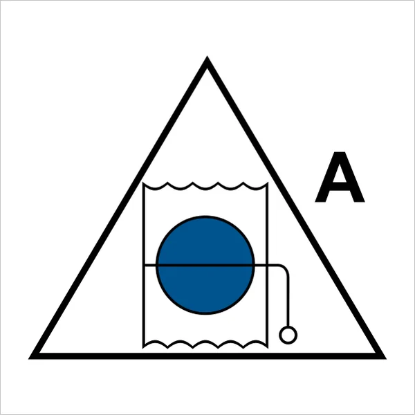 ISO 24409-2 SIS013 Remote control for fire damper (accommodation or service spaces) sign — Fire Control Plan (ISO 17631) safety pictogram