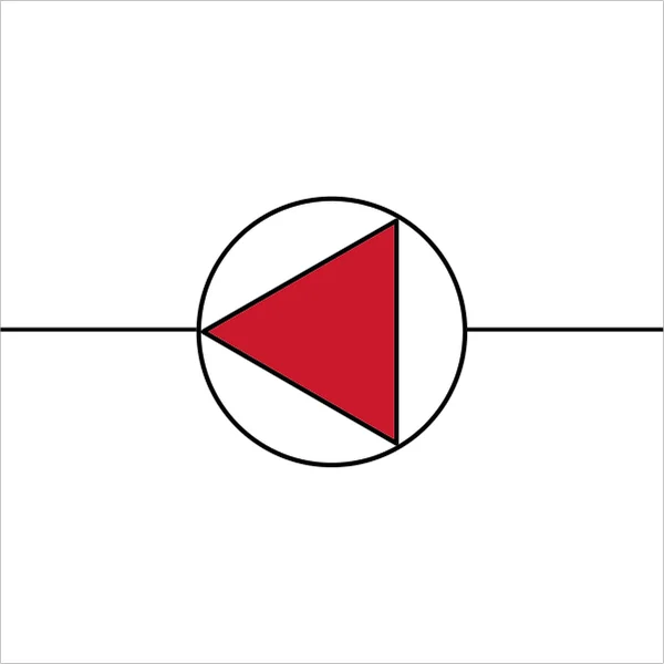 ISO 24409-2 SIS023 Fire pump sign — Fire Control Plan (ISO 17631) safety pictogram