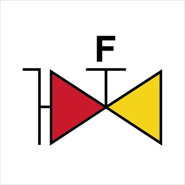 ISO 24409-2 SIS034 (F) Fire hydrant (f) sign — Fire Control Plan (ISO 17631) safety pictogram