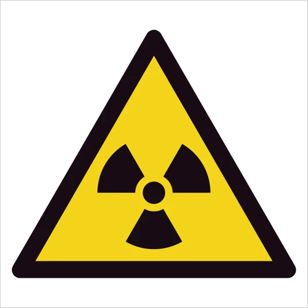 ISO 7010 W003 Radioactive material or ionizing radiation sign — Warning / Hazard safety pictogram