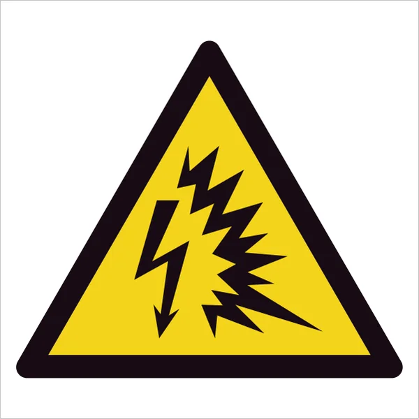 ISO 7010 W042 Arc flash sign — Warning / Hazard safety pictogram