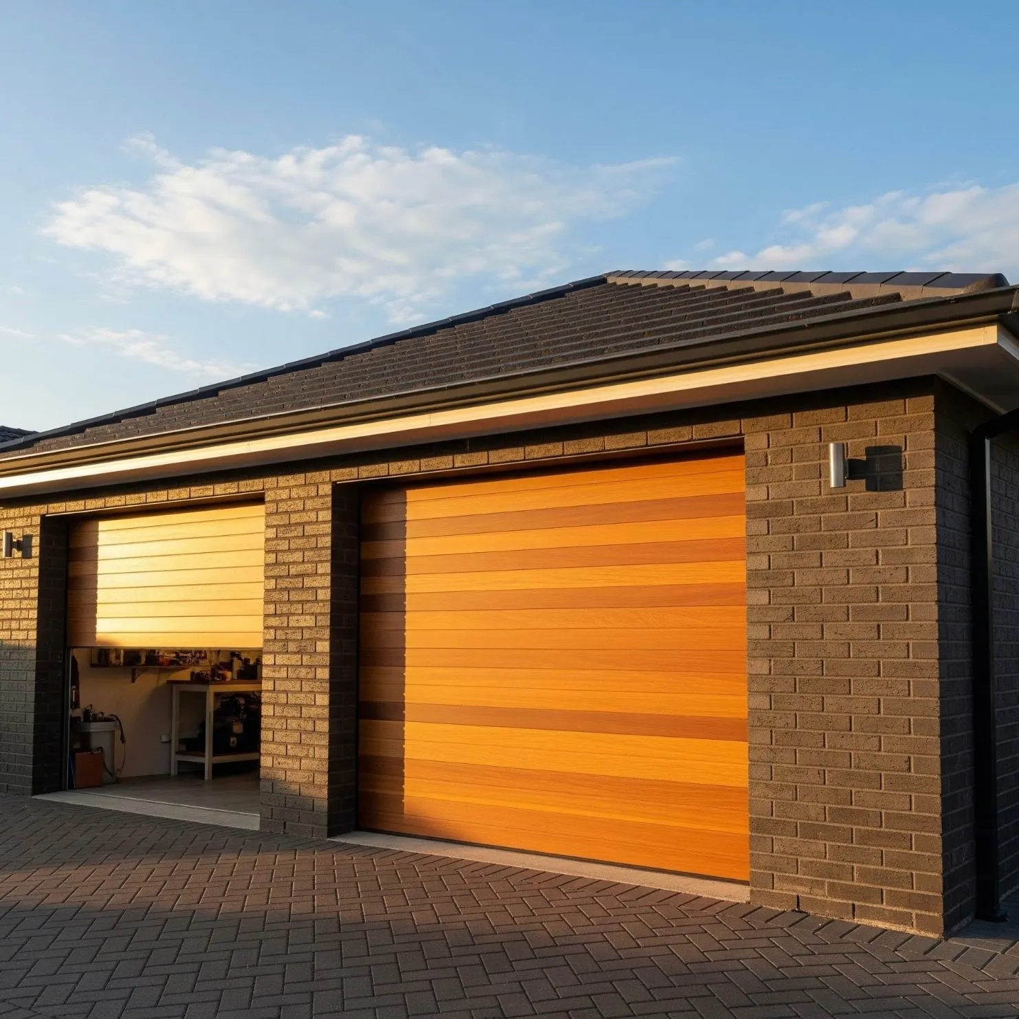 Garage door hero image