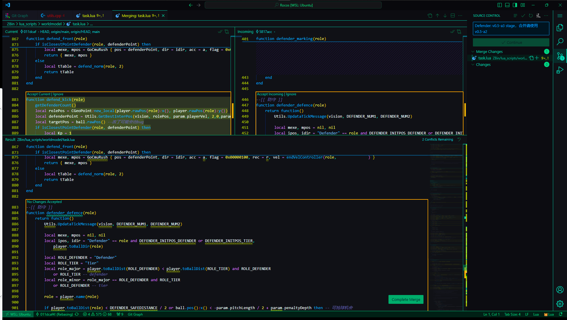 Code Conflicts Solver