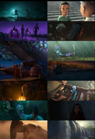 Raya and The Last Dragon (2021) BluRay Dual Audio [Hindi DD2.0 & English] 1080p 720p 480p x264/ HD | Full Movie screenshots