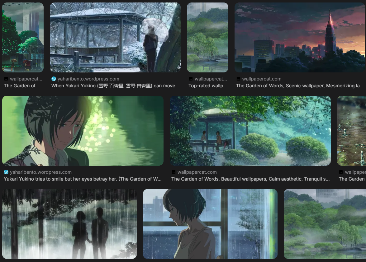 Download The Garden of Words (2013) English & Japanese  Movie Download | hdmoviehub screenshots