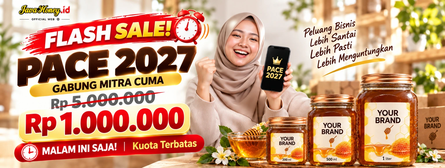Flash Sale PACE 2027 gabung mitra Rp1 juta malam ini saja