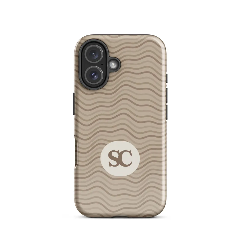 Ridge case in Mocha on iPhone 16