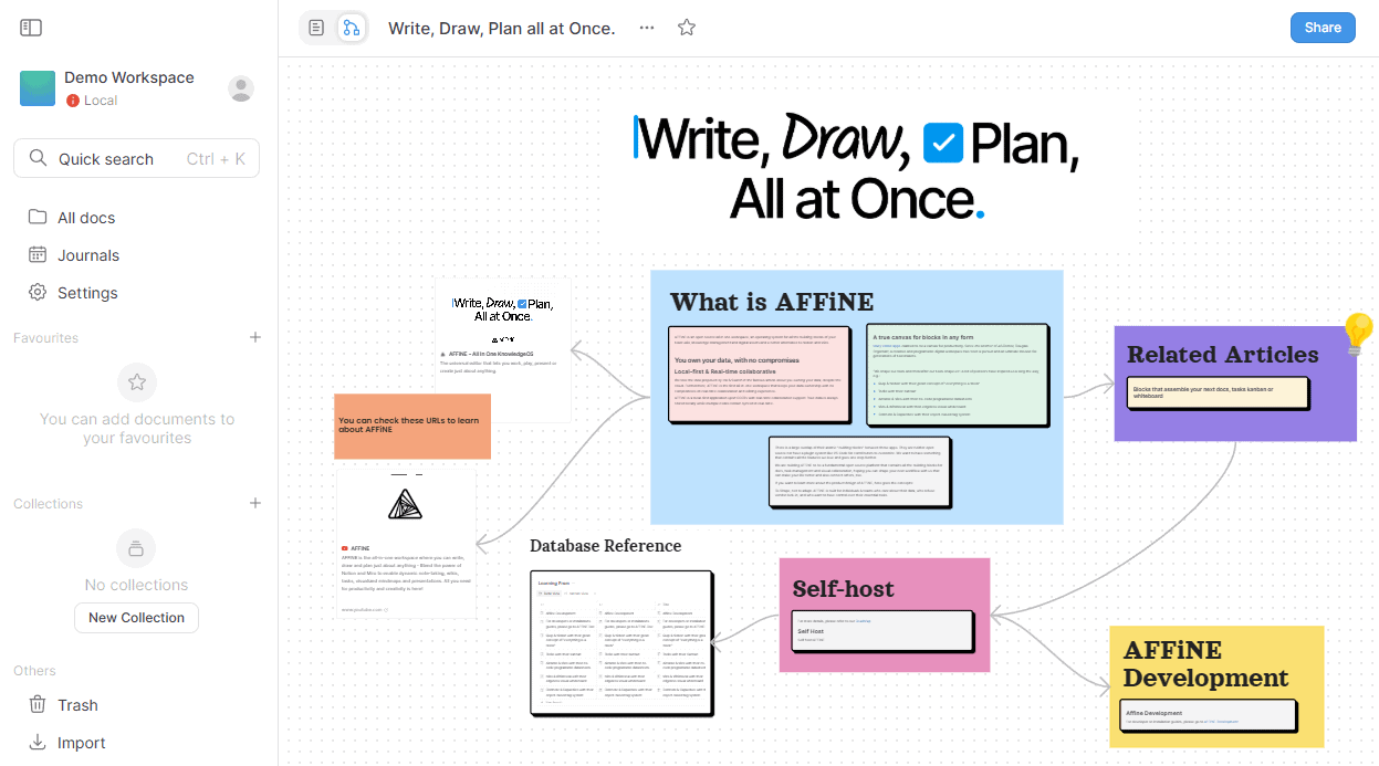 AFFiNE Screenshot