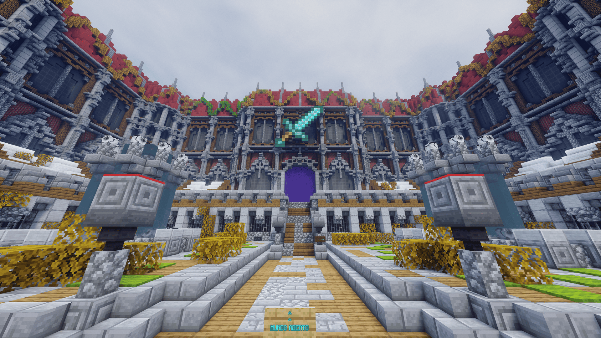 Construção no servidor