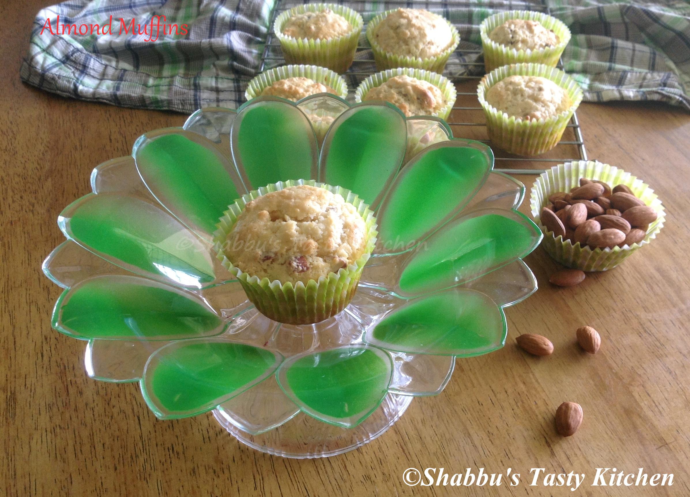 almond-badam-muffins