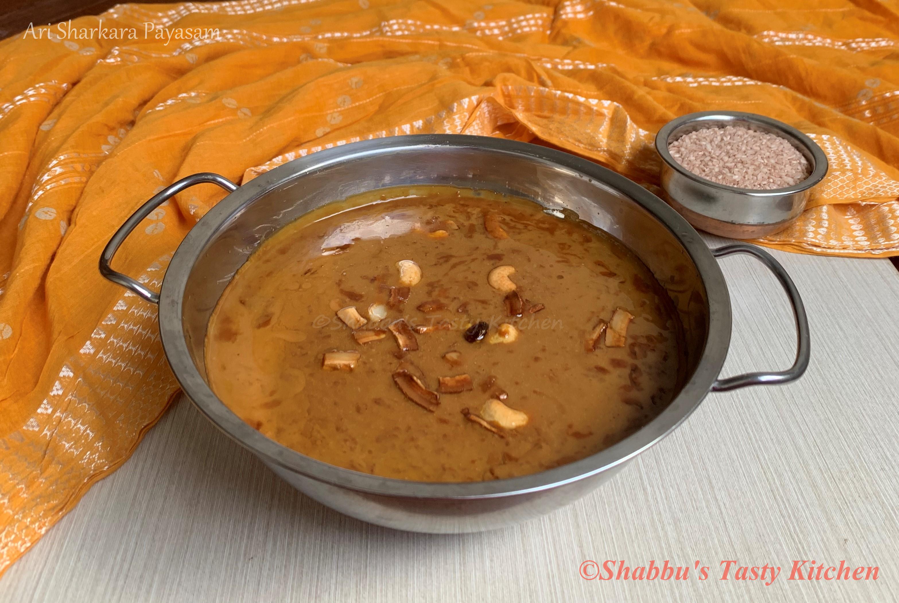 ari-sharkara-payasam