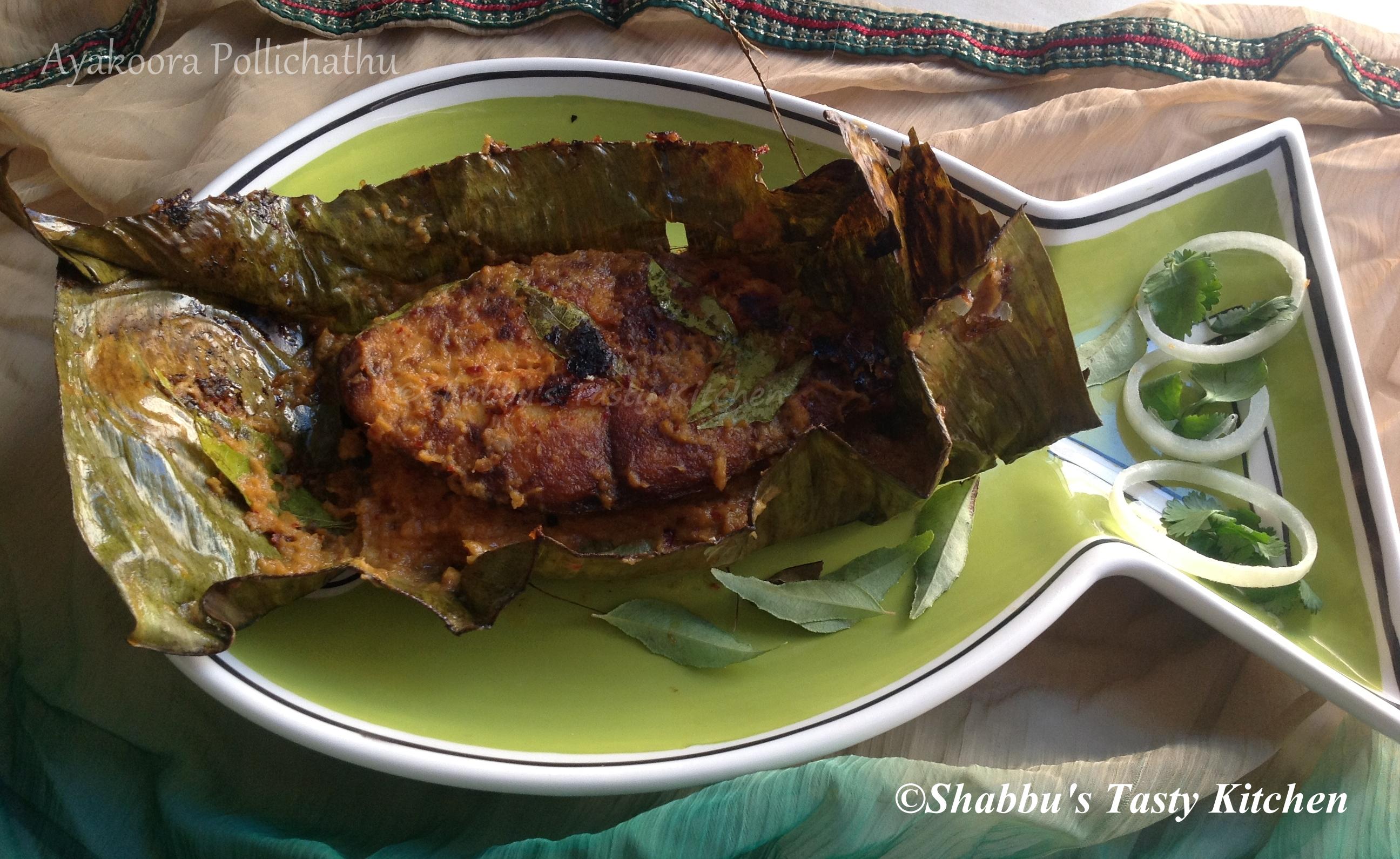 ayakoora-pollichathu-king-fish-roasted