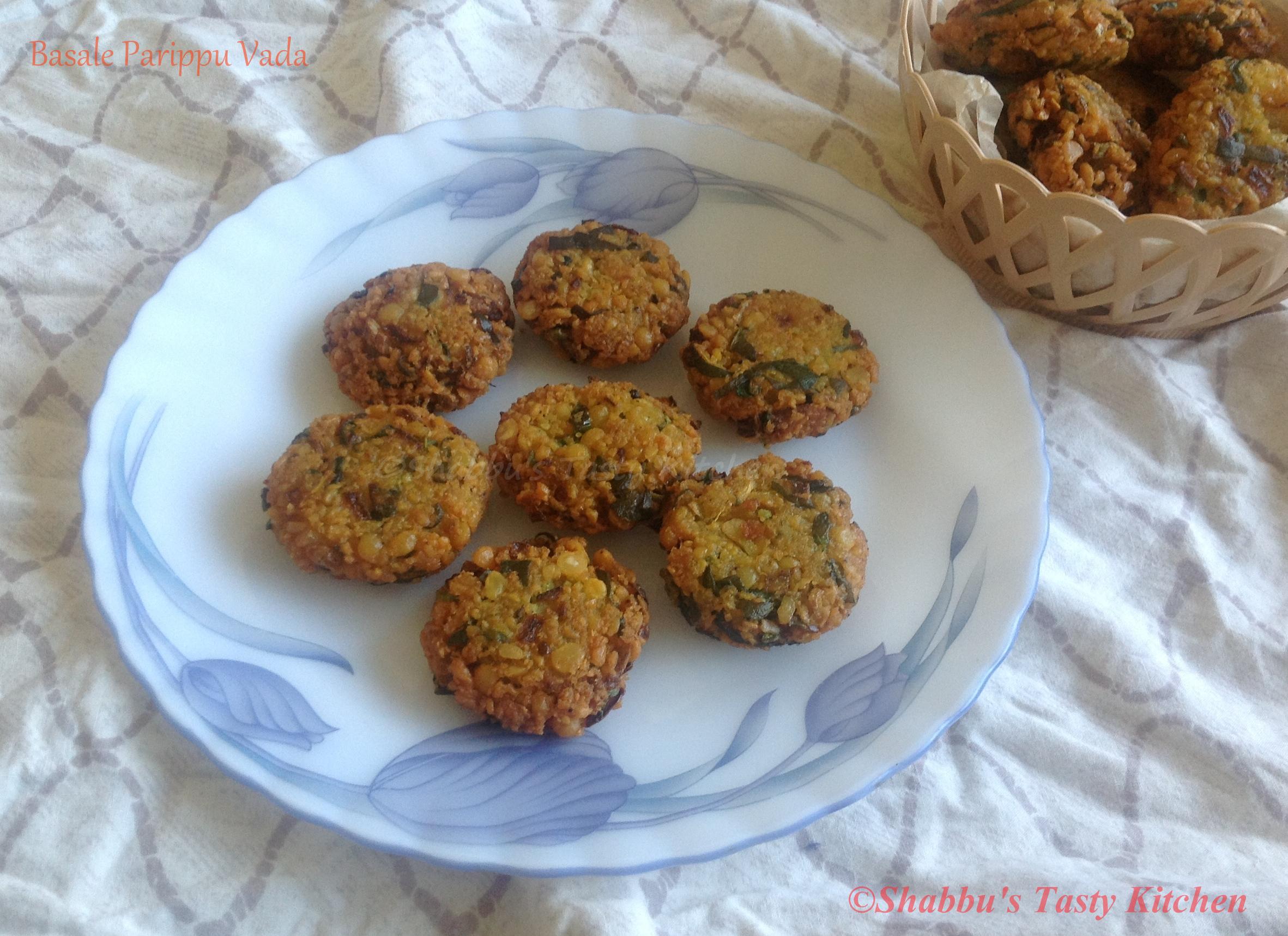 basale-parippu-vada-malabar-spinach-dal-vada