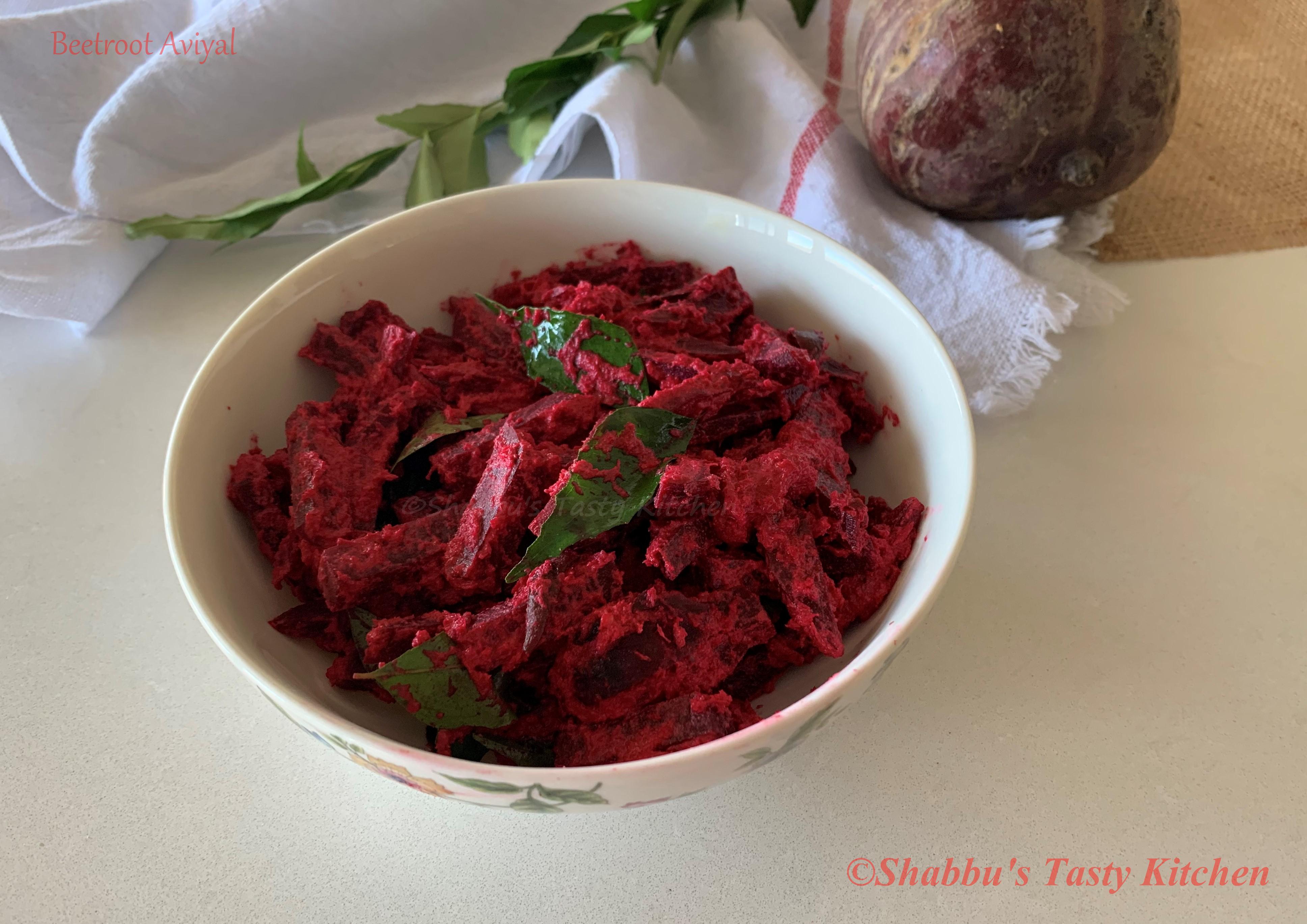 beetroot-aviyal